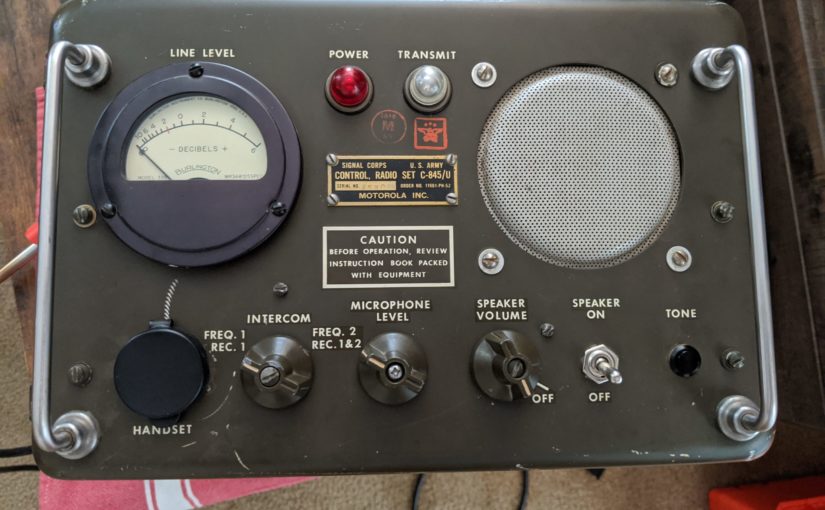 The Idiot repurposed an old Army Radio